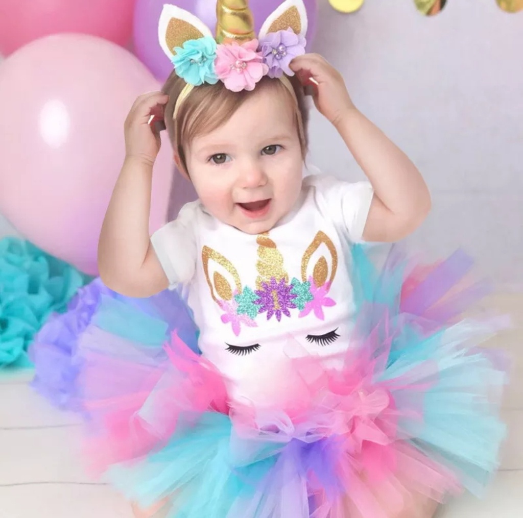 Conjunto: Unicornio dorado
