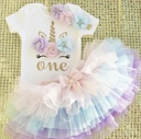 Conjunto: Unicornio dorado